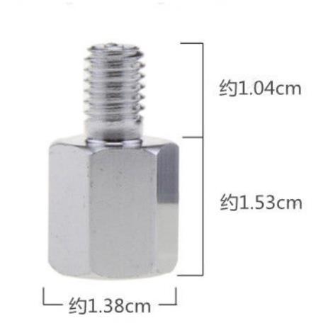 变径螺丝牙大小头连接螺母螺柱公母内外转接头转换6mm转8mmm6转m8