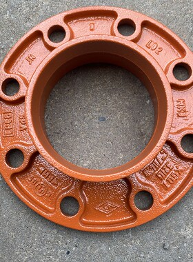 迈克品牌沟槽转换法兰消防管道接头管件高径法兰国标3C FM UL