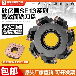 德国卢森堡SE13高速数控龙门面铣刀盘适配SEMT13T3刀粒
