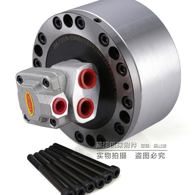 台湾标准中实短型回转油压缸前后锁RK-100N RK-125N RK-150N