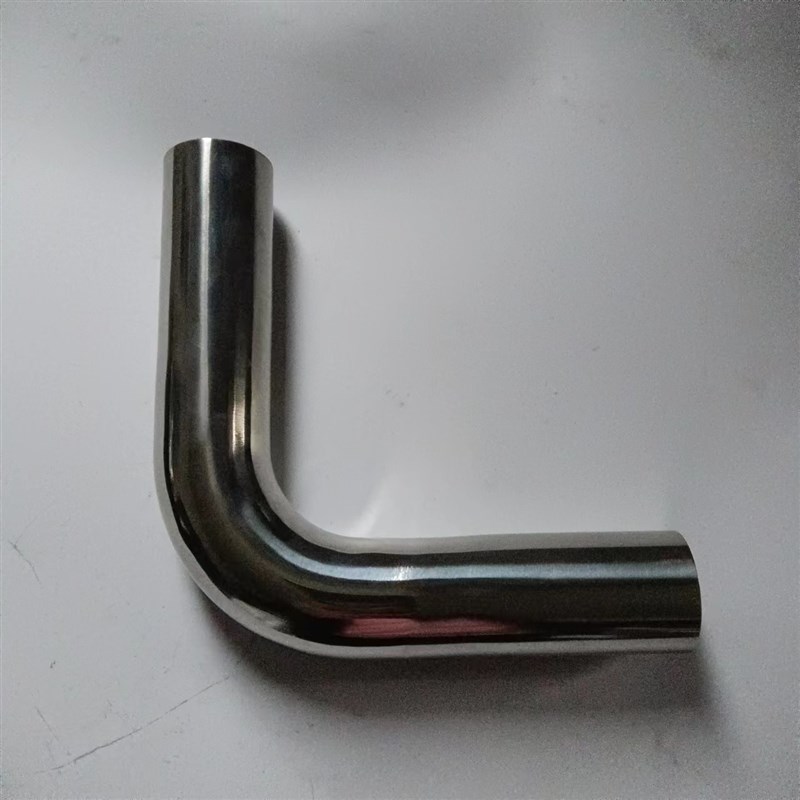 304不锈钢加长弯头卫生级自动焊90度弯管内外抛光38新厂家直销