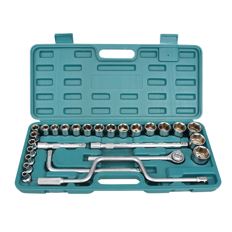 SD/胜达28件套筒工具箱套装汽修螺母棘轮板手机修6角套筒扳手