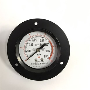 压力0 10psi 0.07mpa 63mm 背接头 双刻度显示 60z 轴向压力表