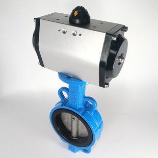 200 150 100 不锈钢DN40 软密封 D671X 气动对夹蝶阀