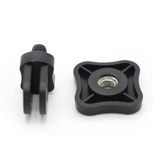 迷你三脚架转接头适用于goproHero5 4 3转接口1/4英寸转换螺丝