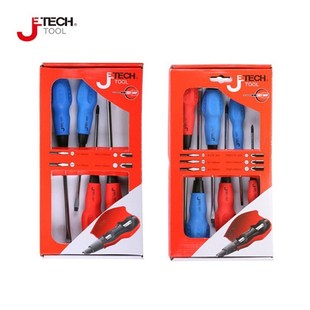 ST4 150 050004 0006 6PCS 100 捷科4PC软葫芦柄螺丝批盒装