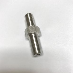 1螺纹 两头都是外螺纹M10 总长44mm 加长双外丝接头 M10x1