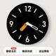 挂钟客厅2024新款 家用大气餐桌创意黑色艺术钟表现代简约时钟挂墙