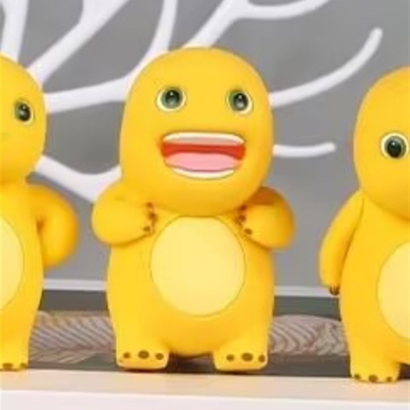 大号奶龙新款儿童像涂鸦彩绘存钱罐涂色卡通石膏像娃娃乳胶模具