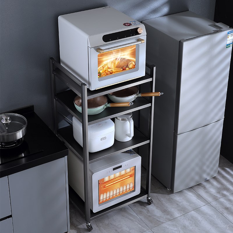 烤箱置物架落地多层大尺寸嵌入式洗碗机微蒸烤一体消毒柜收纳架子