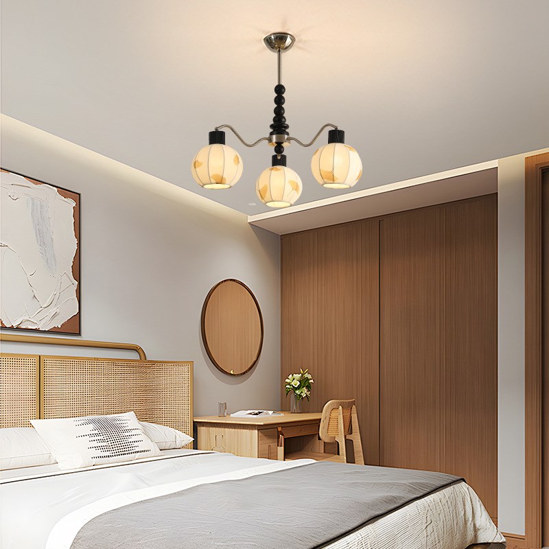 法式复古风卧室吊灯中古主卧室吊灯高级感设计师大气卧室书房灯