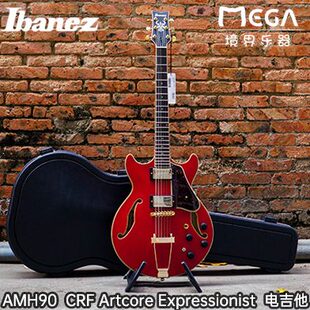 半空心爵士电吉他 Ibanez 红色 CRF AMH90 依班娜 2021年新品