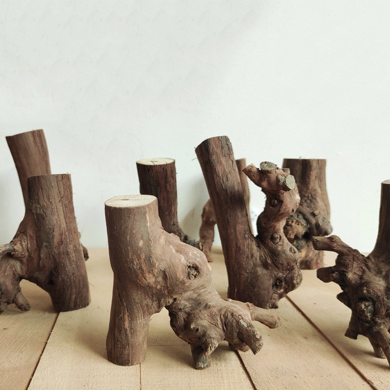 树藤藤条枯藤红山藤蔓实木葡萄桌面摆底座装饰P植物造景树枝干树