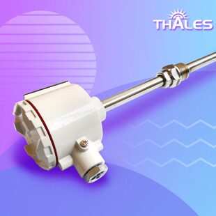 中温型管道式温湿度传感器风管式温度变送器金属耐高温螺纹安装