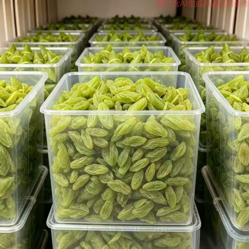 新货绿葡萄干散装手工挑选果肉厚实开袋即食休闲解馋水果干零食