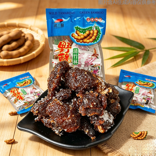 清竹林酸角云南特产酸甜可口酸甜食品颗颗酸甜果脯版纳肉质肥美