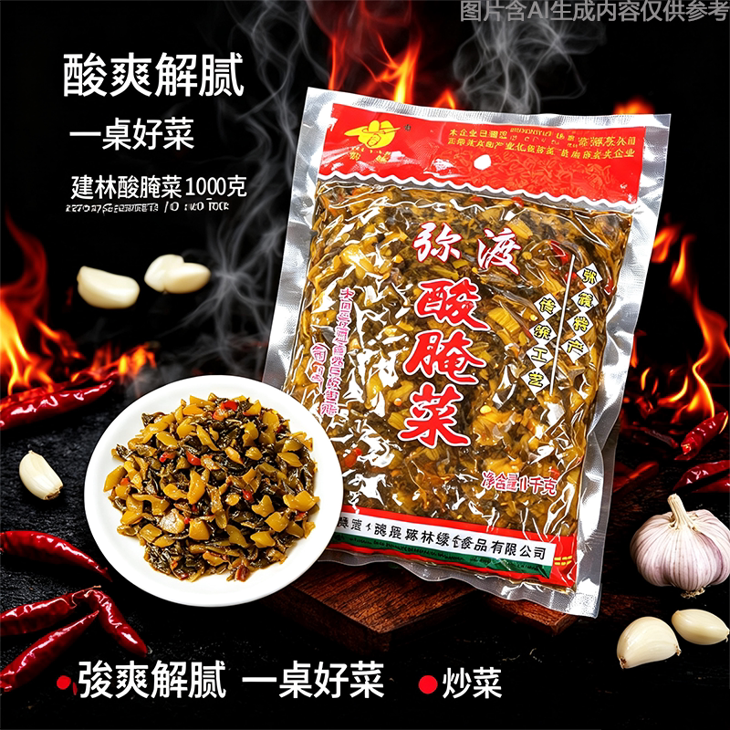 鱼汤酸菜扣肉下饭菜腌菜米线云南大理弥渡咸菜酸菜鱼特产袋装调料