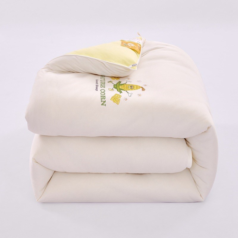 A类大豆玉d米纤维被子加厚冬被学生宿舍单人床春秋被棉被芯盖被褥