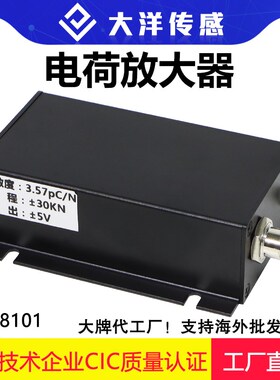 DY8101大洋电荷放大器压电式力低噪声高精度频率响应0.5Hz~100kHz