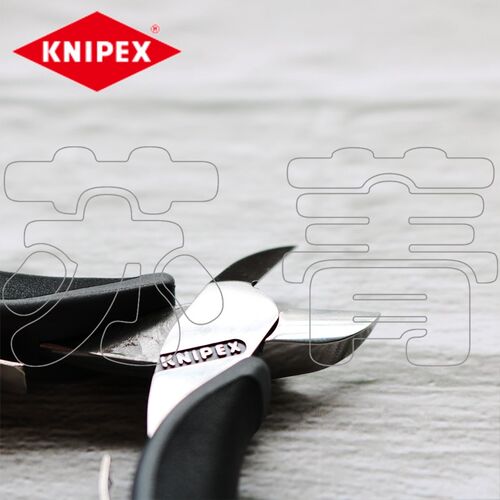 德国原装进口凯尼派克KNIPEX 防静电 电子斜口钳7722115ESD