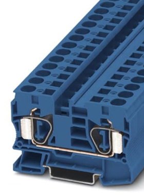 菲尼克斯 直通式接线端子 绿色零线排 ST 10 BU - 3036123