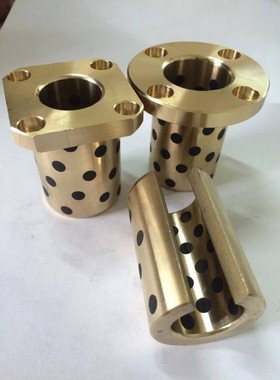 铜套JFB40*5/203035  JFB65*5/405040/JFB405050法兰石墨含油轴承