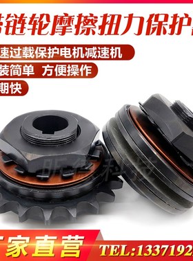 TL350配带链轮摩擦式扭力限制器500扭矩过载保护250700安全离合器