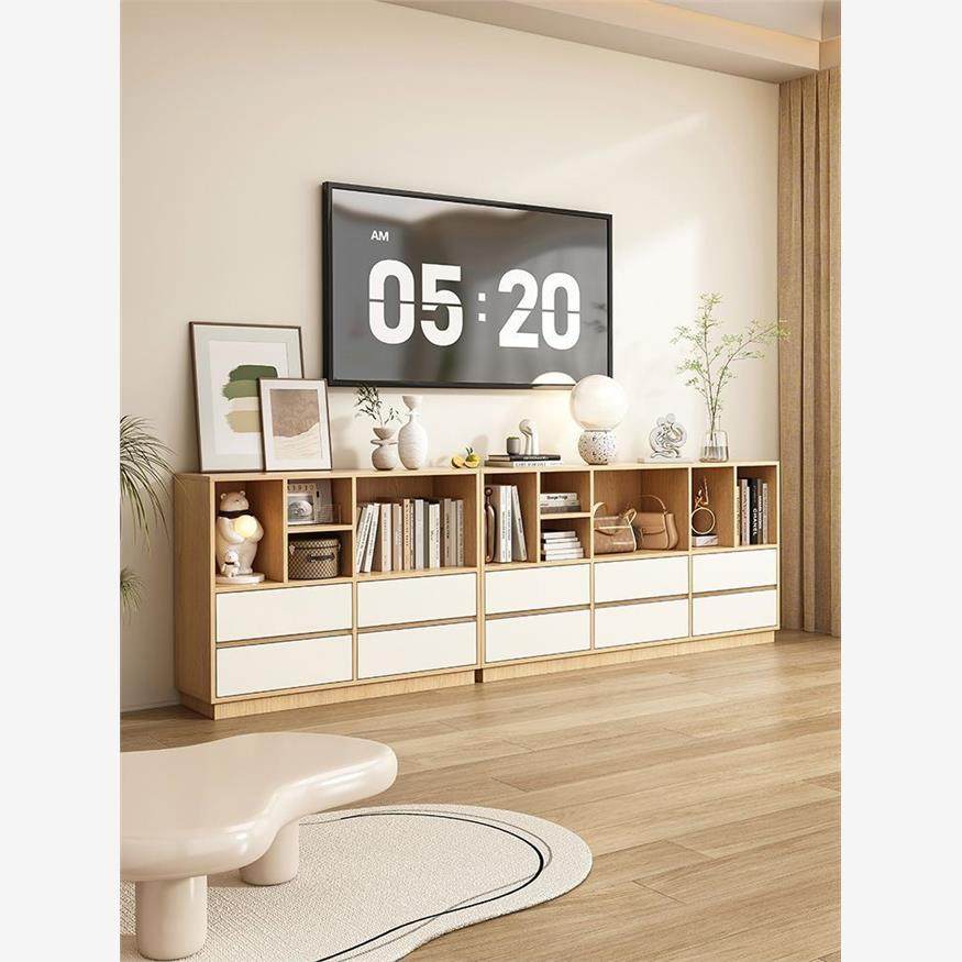 定制书架落地书柜自由组合矮柜电视柜现代简约客厅储物柜收纳柜