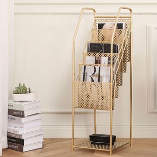 绘本架杂志报刊架企业宣传单架资料展示架办公室报纸儿童落地书架