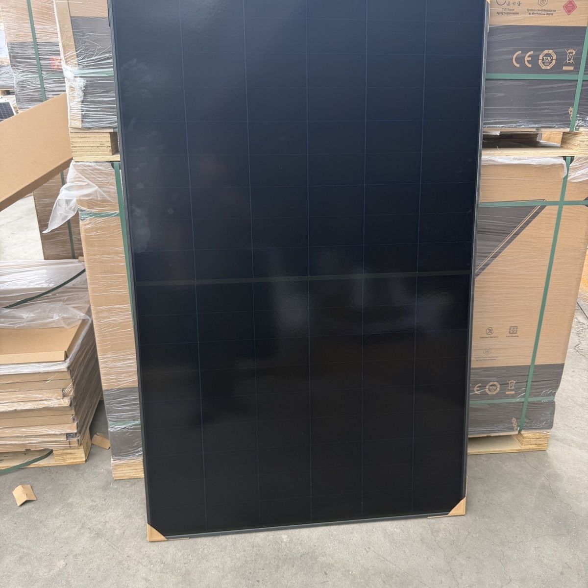 (隆基正品原装)全新A级黑猫三防x10 650瓦太阳能光伏发电板