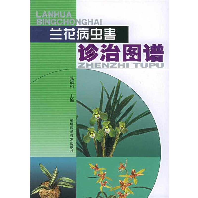 【正版书籍】 兰花病虫害诊治图谱 陈福如 主编,陈福如,张绍升,杨秀娟 编著 福建科技出版社