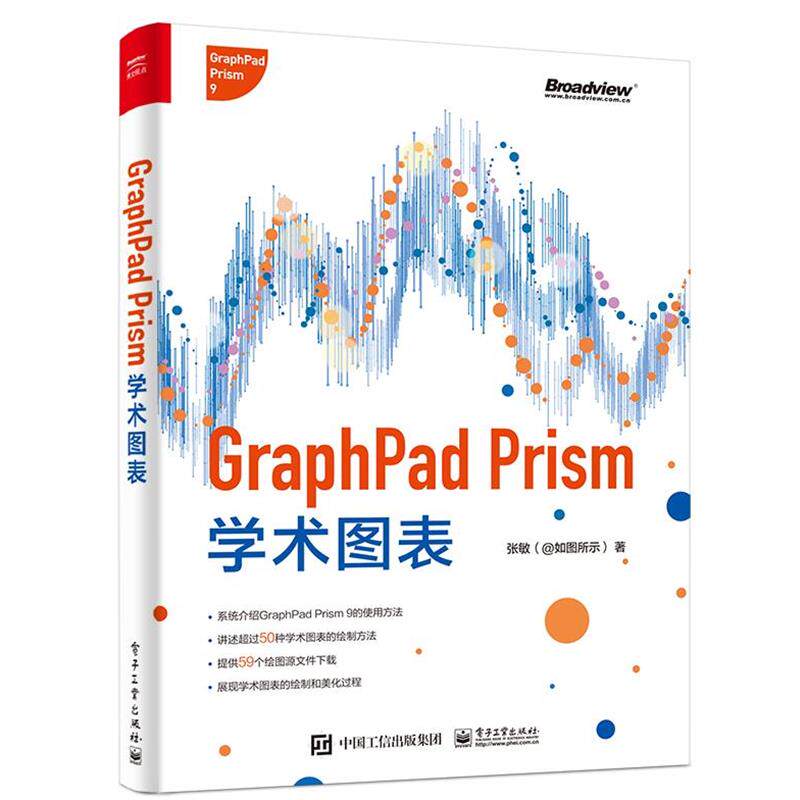 【正版书籍】 GraphPad Prism学术图表 张敏 电子工业出版社