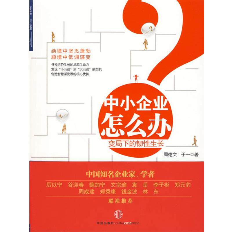 【正版书籍】 中小企业怎么办 周德文,于一　著 中信出版社