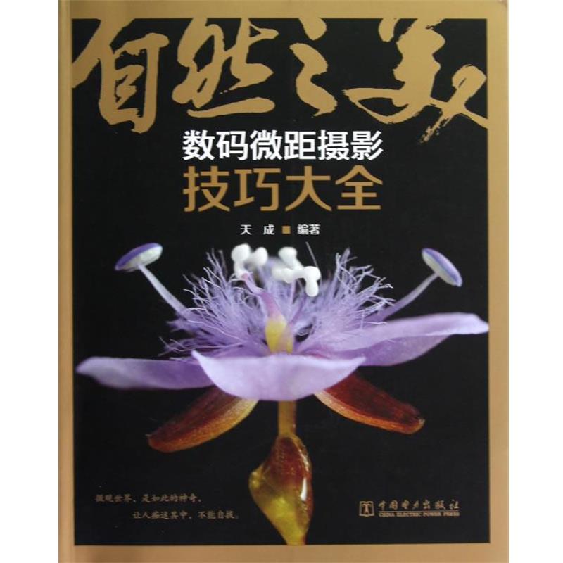 【正版书籍】 自然之美—数码微距摄影技巧大全 天成 编著 中国电力出版社
