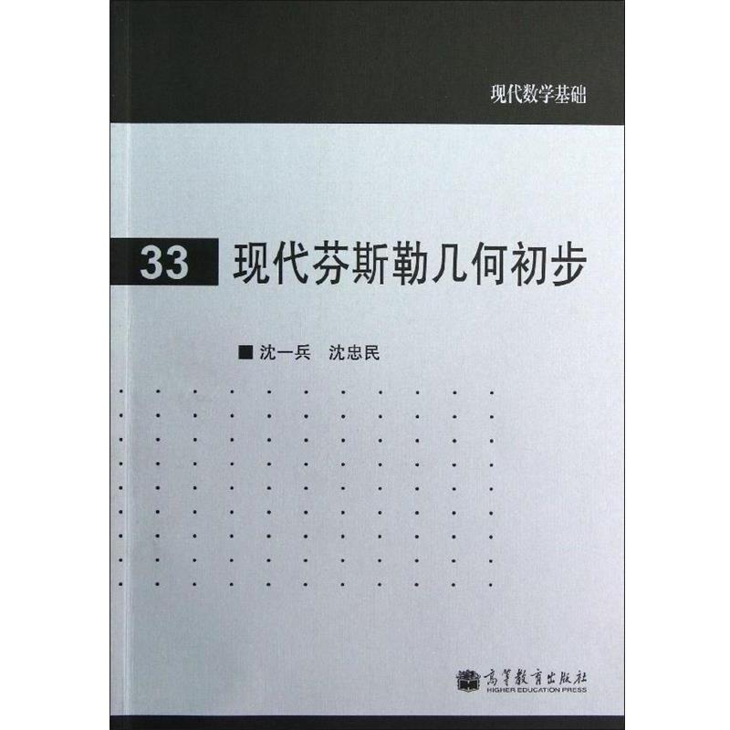 【正版书籍】 现代数学基础:现代芬斯勒几何初步 沈一兵, 沈忠民 高等教育出版社