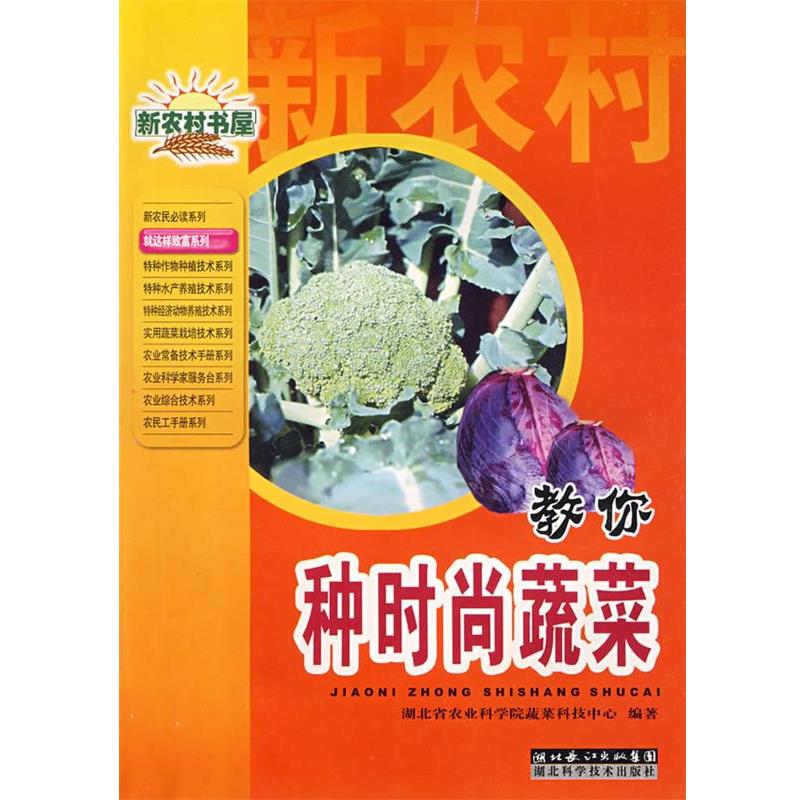【正版书籍】 教你种时尚蔬菜 湖北省农业科学院蔬菜技术中心　编著 湖北科学技术出版社