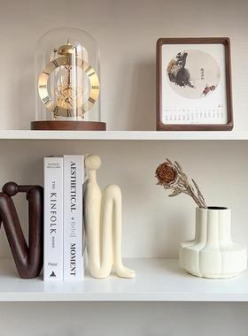 轻奢高级感大地色软装饰品摆件现代格调家居客厅酒柜摆设