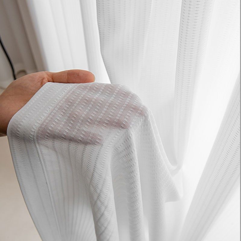 绍兴柯桥加厚雪纺细条纹方块纱透光不透人客厅卧室阳台窗帘窗纱,居家布艺,定制窗帘,淘宝优惠券,粉丝福利购,淘宝优惠卷
