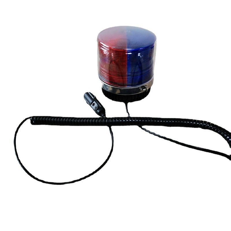 圆柱形强磁爆闪灯强磁道路维修车辆临时爆闪灯养护车辆施工警示灯