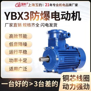 2.2 1.5 7.5KW三相380V电机防爆电动机 YB隔爆型0.75 5.5 1.1