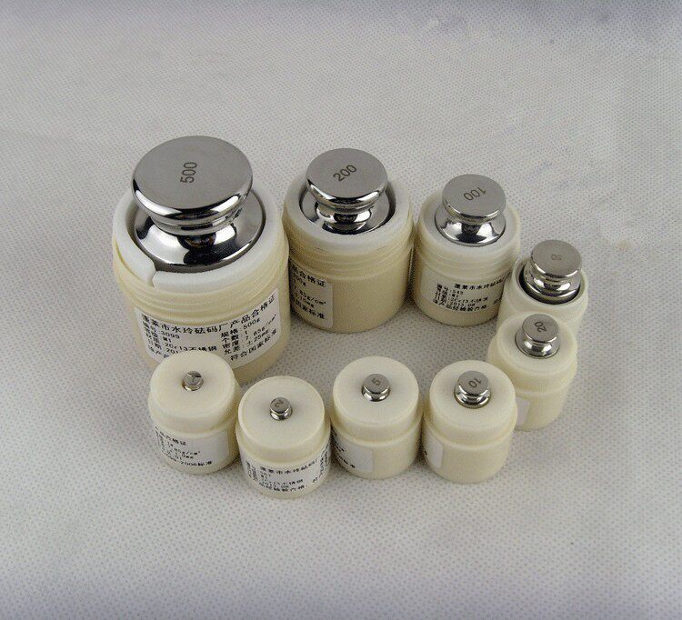 E2级不锈钢无磁砝码1g2g5g100g200g精准校正万分之一电子天平法码