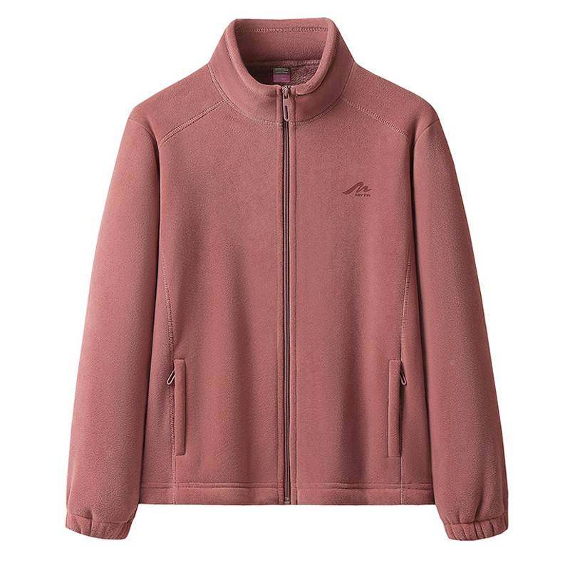 软糯糯奥利AP1868绒套女冬情季加绒加厚男毛茸茸粉色秋毛绒开衫外