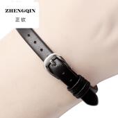 正钦女士表带 8mm配件 fossil女表带真皮 适配化石ES3861 3269