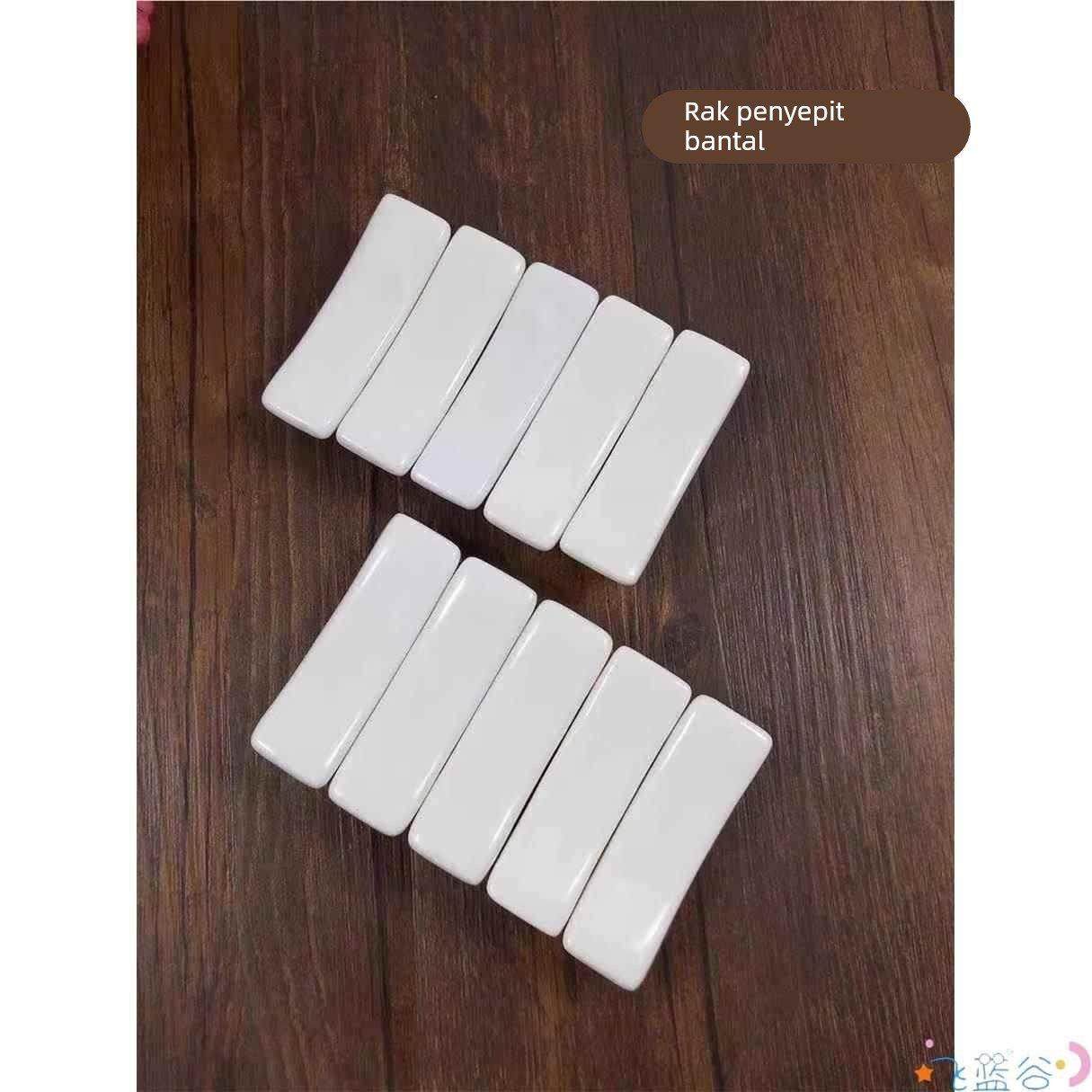 酒店摆台餐具纯白陶瓷筷架批一套10个筷子架筷枕筷托汤匙托,餐饮具,餐具笼/架,淘宝优惠券,粉丝福利购,淘宝优惠卷