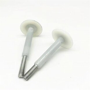 库板蘑菇钉冷库配件尼龙蘑菇头螺丝10公分库板吊顶铁芯塑料头