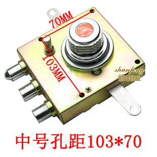 家家石牛十字锁升级C级叶片锁芯B大门新多 自动碰锁 老式 防盗门锁