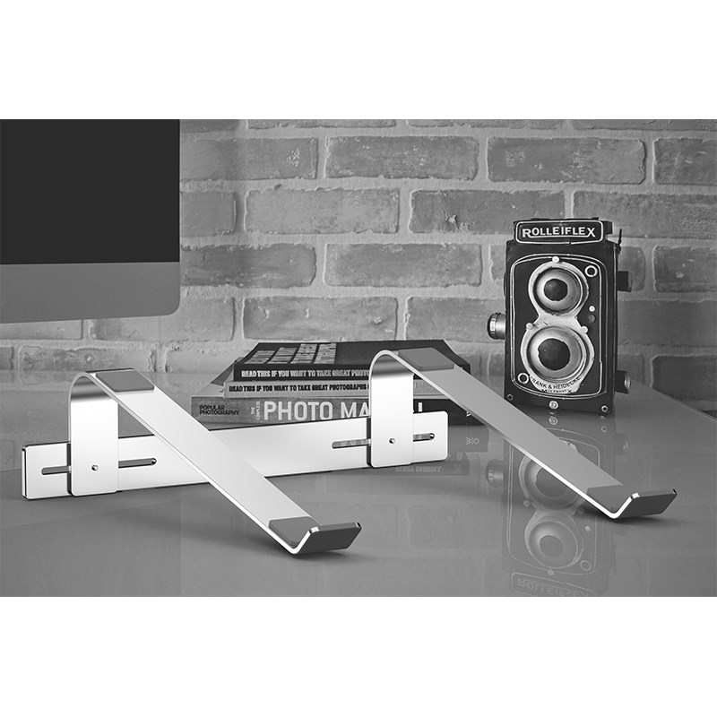 笔记本增高支架手提电脑桌面架子托架通用可调节铝合金支撑架硅胶