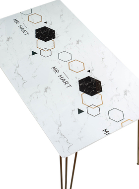 桌布防水防油免洗防烫高级感in风餐桌垫长方形台布茶几桌面垫