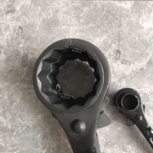 文工尖尾扳手六角向带口两用快速扳手9规格齐全