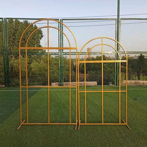 婚庆道具铁艺屏风舞台背景拱门婚礼布场道具装饰迎宾区
